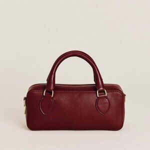 Reformation Patrizia Crossbody Bag Burgundy